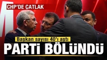 CHP'de çatlak! Parti ikiye bölündü! Başkan sayısı 40'ı aştı!Peş peşe rest gibi açıklamalar