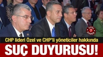 CHP lideri Özgür Özel, grup başkan vekili ve belediye başkanı hakkında suç duyurusu!