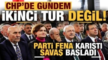 CHP'de gündem 'ikinci tur' değil! Parti fena karıştı...