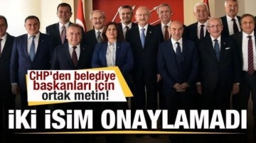 CHP'de İmamoğlu ve Mansur Yavaş şoku! Onay vermediler