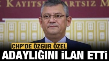 CHP'de Özgür Özel adaylığını ilan etti