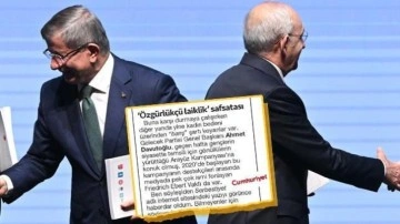 CHP’nin gazetesinde Davutoğlu’na ‘yabancı fon’ eleştirisi: ABD, Alman, Norveç fonlamış!