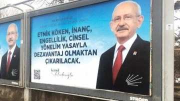 CHP'nin LGBT vaadi tekrar gündemde! Soylu'dan Kılıçdaroğlu'nun skandal afişine tepki