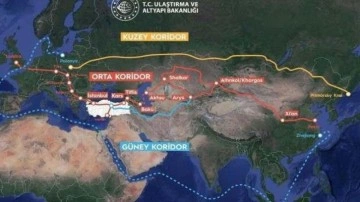 Çin ve Türkiye arasındaki "orta koridor" uluslararası taşımacılığı yüzde 30 hızlandıracak