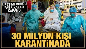 Çin'de korkutan rakam: 30 milyon kişi karantinada!