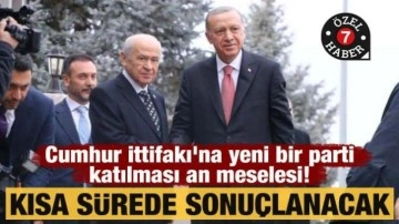 Cumhur İttifakı'na yeni bir parti katılması an meselesi! Kısa sürede sonuçlanacak