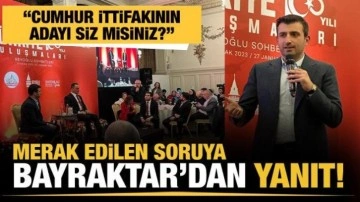 "Cumhur ittifakının adayı olacak mısınız?" sorusuna Selçuk Bayraktar'dan yanıt