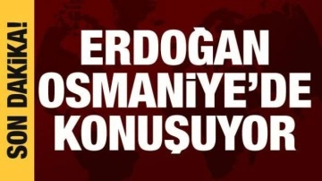 Cumhurbaşkanı Erdoğan afet bölgesinde konuşuyor