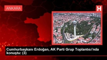 Cumhurbaşkanı Erdoğan, AK Parti Grup Toplantısı'nda konuştu: (3)