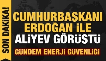 Cumhurbaşkanı Erdoğan, Aliyev ile görüştü: Gündem Ukrayna-Rusya gerilimi