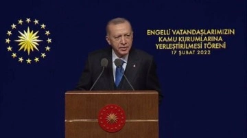 Cumhurbaşkanı Erdoğan, atanan engelli memurun soyadını duyunca espriyi patlattı