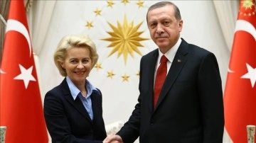 Cumhurbaşkanı Erdoğan, Avrupa Komisyonu Başkanı von der Leyen ile telefonda görüştü