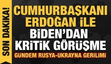 Cumhurbaşkanı Erdoğan Biden ile görüştü: 45 dakika sürdü!