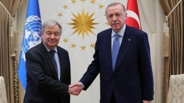 Cumhurbaşkanı Erdoğan, BM Genel Sekreteri Guterres ile görüştü