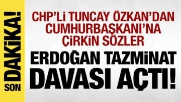 Cumhurbaşkanı Erdoğan'dan CHP'li Tuncay Özkan'a tazminat davası