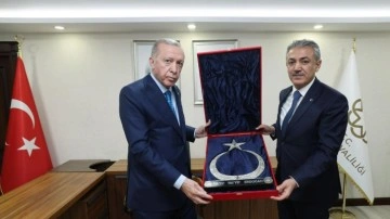 Cumhurbaşkanı Erdoğan'dan Mardin Valiliğine ziyaret