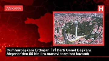 Cumhurbaşkanı Erdoğan, İYİ Parti Genel Başkanı Akşener'den kazandığı tazminatı bağışladı