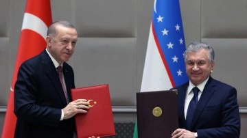 Cumhurbaşkanı Erdoğan: Özbekistan ile 10 anlaşma imzaladık