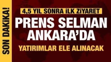 Cumhurbaşkanı Erdoğan, Prens Selman ile görüşüyor