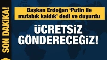 Cumhurbaşkanı Erdoğan: Putin ile bu konuda anlaştık