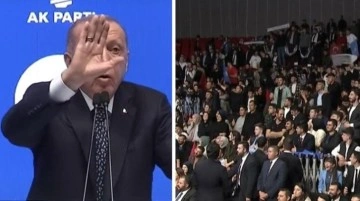 Cumhurbaşkanı Erdoğan, salondakilerin CHP'li gençleri yuhalamasına izin vermedi: Olmaz olmaz