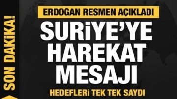 Cumhurbaşkanı Erdoğan yeni harekatı resmen duyurdu