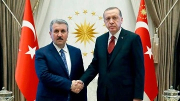 Cumhurbaşkanı Erdoğan'dan BBP lideri Destici'ye sürpriz ziyaret