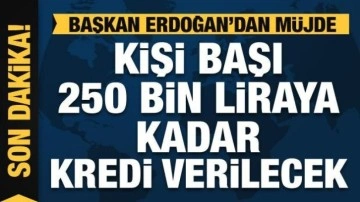 Cumhurbaşkanı Erdoğan'dan çiftçilere kredi müjdesi