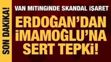 Cumhurbaşkanı Erdoğan'dan Dilek İmamoğlu'nun skandal işaretine tepki