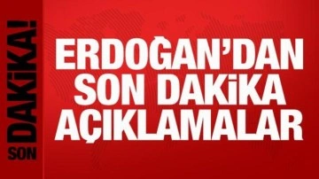 Cumhurbaşkanı Erdoğan'dan hayat pahalılığıyla mücadele açıklaması