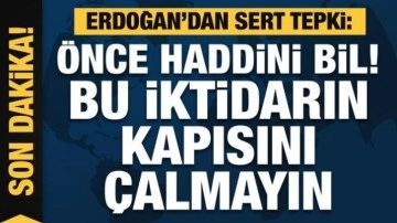 Cumhurbaşkanı Erdoğan'dan TÜSİAD Başkanı Turan'a tepki: Önce haddini bil