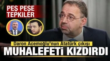 Daron Acemoğlu'nun Atatürk çıkışı kızdırdı! Şahan Gökbakar ve İsmail Küçükkaya'dan tepki