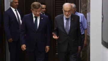 Davutoğlu'ndan Karamollaoğlu'na ziyaret