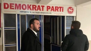 Demokrat Parti'nin Isparta'daki il ve ilçe başkanlıklarına haciz