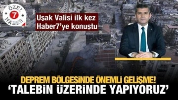 Deprem bölgesinde önemli gelişme: Talebin üzerinde yapıyoruz