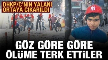 DHKP/C Berkin Elvan'ı göz göre göre ölüme terk etti