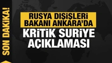 Dışişleri Bakanı Çavuşoğlu Rus mevkiadaşı Lavrov ile açıklama yapıyor