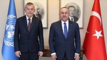 Dışişleri Bakanı Çavuşoğlu, UNRWA Genel Komiseri Lazzarini&rsquo;yi kabul etti