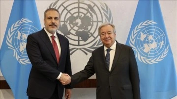 Dışişleri Bakanı Fidan, BM Genel Sekreteri Guterres ile telefonda görüştü