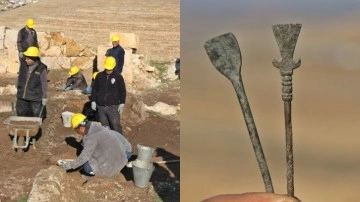 Diyarbakır Zerzevan'da muhteşem tarihi keşif: Tam 1800 yıllık ameliyat malzemeleri bulundu