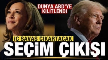 Dünya ABD'ye odaklandı! Şimdiden işaret etti! İç savaş çıkartacak seçim çıkışı