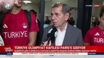 Dursun Özbek'ten, Paris'te mücadele edecek sporculara destek
