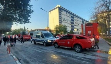 Ege Üniversitesi Hastanesi'nde korkutan yangın