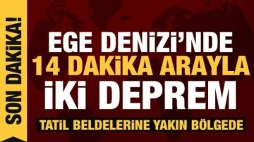 Ege'de 5.1 ve 4.7 büyüklüğünde iki deprem: İzmir ve Aydın'da hissedildi