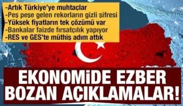 Ekonomide ezber bozan açıklamalar: Artık Türkiye&rsquo;ye muhtaçlar