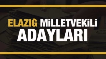 Elazığ milletvekili adayları! PARTİ PARTİ TAM LİSTE