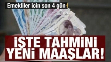 Emeklinin gözü Cuma gününde! İşte yeni zamlı maaşlar...