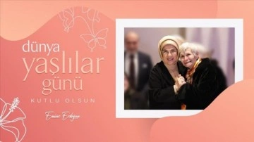 Emine Erdoğan'dan 'Dünya Yaşlılar Günü' mesajı