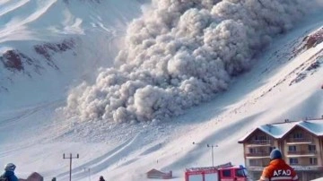 Erciyes Kayak Merkezi'ne çığ düştü