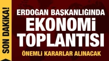 Erdoğan başkanlığında ekonomi toplantısı! AK Parti'den aday açıklaması